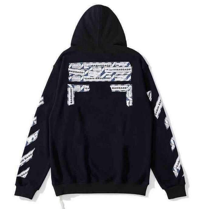 

Offs Mens Loose Classic Sweatshirts High Quality Fashion Brand Hoodie Designers Luxury Pullover Back Oil Paint Arrow x Men Women t Shirt M3ST, Cu11