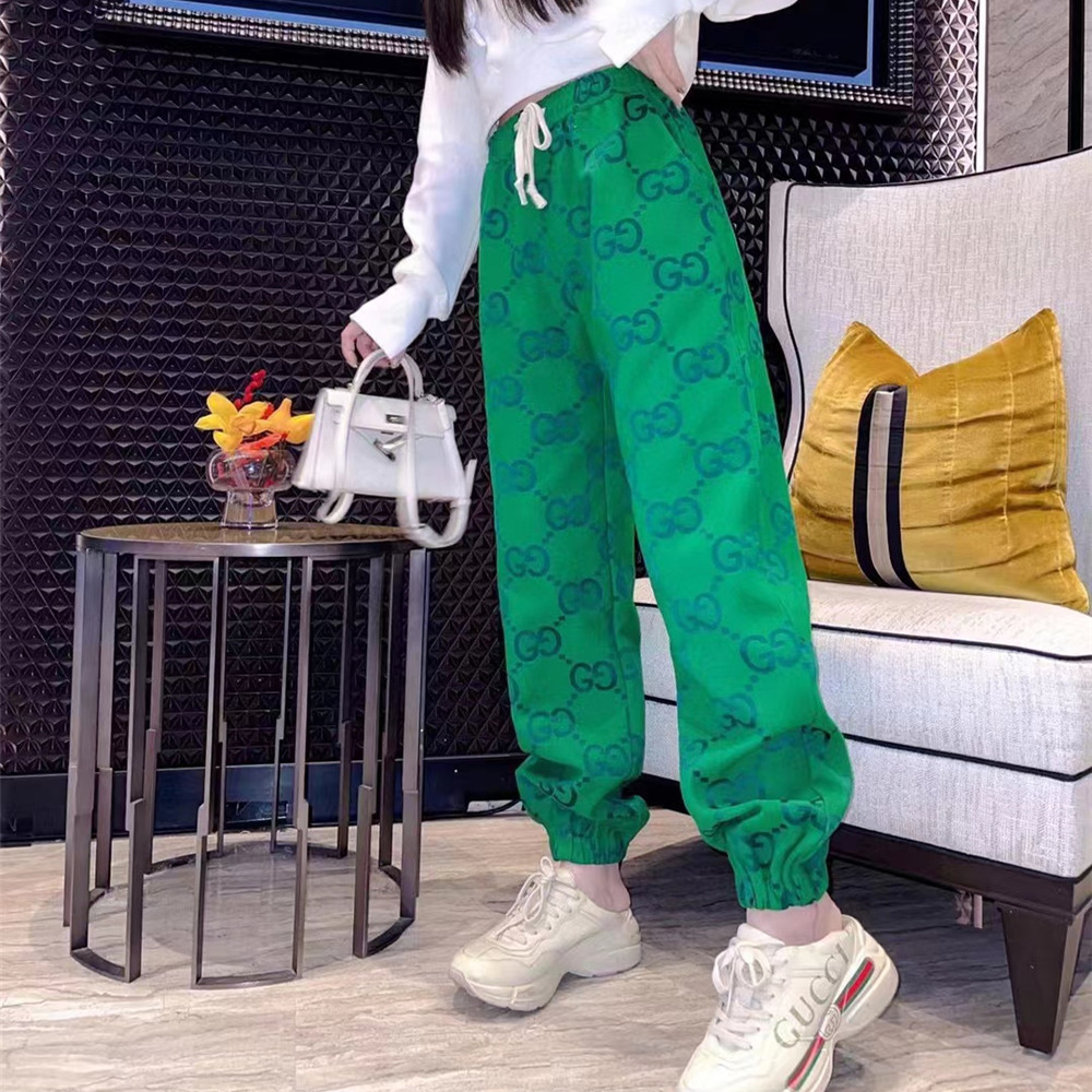 Z Dupe GUCCI Green Pants Designer Gucci joggers womens mens long pants sweatpant jogging casual trouser bottom sweatpants Sweater Pants New Fashi-image-820028423