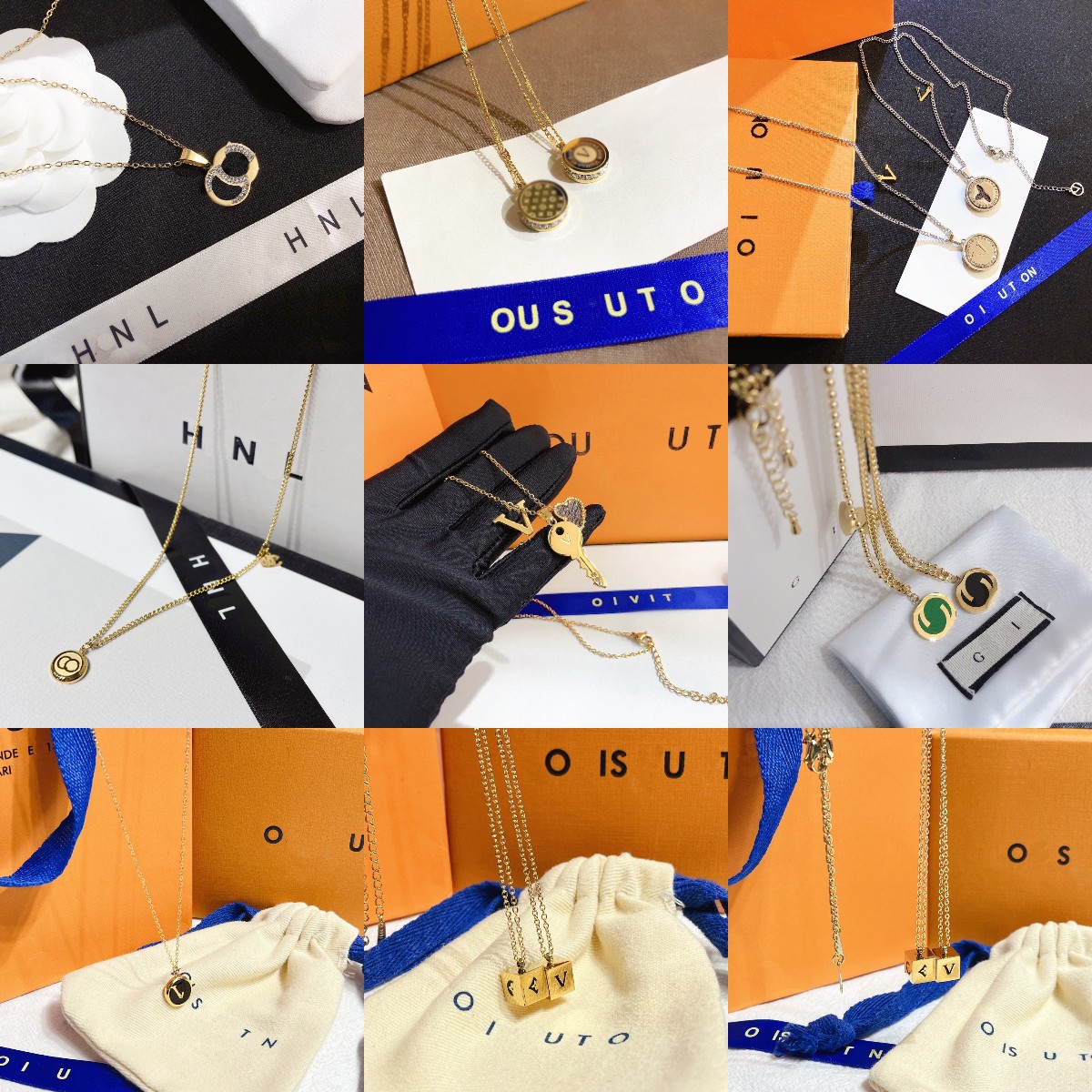 

Luxury Fashion Necklace Selected Quality Pendant Necklace Popular Brand Long Chain Designer Jewelry Accessories Design Gift For Women Couple 18k Gold Plated