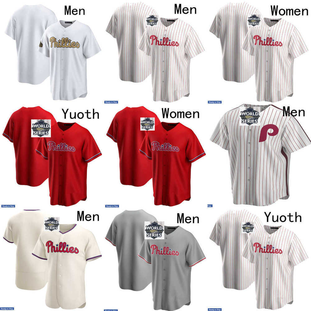 

Baseball Jersey Philadelphia 16 Brandon Marsh 19 Matt Vierling 33 Edmundo Sosa 18 Dalton Guthrie 27 Aaron Nola 46 Jose Alvarado 43 Noah Syndergaard Phillies, Colour