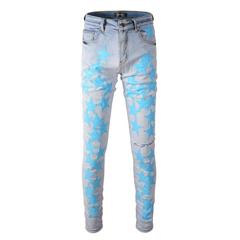 

2022 New Arrivals amirs Mens Luxury Designer Denim Jeans Holes Trousers Jean COOLGUY Biker Pants Man Clothing #856 Amiri