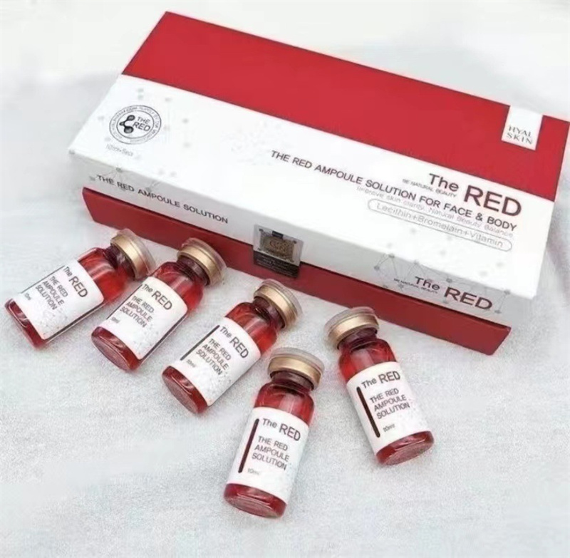 

The RED Ampoule Solution Lipolytic injection dissolve fat lipolysis ampoule Lipolab