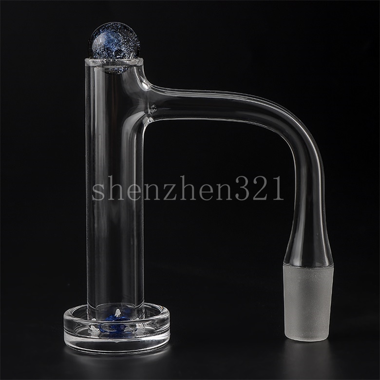 

Full Weld Smoking Contral Tower Quartz Banger 6mm Sapphire Diamond Insert and Dichro Glass Terp Pearls for Water Glass Bongs Dab Rigs