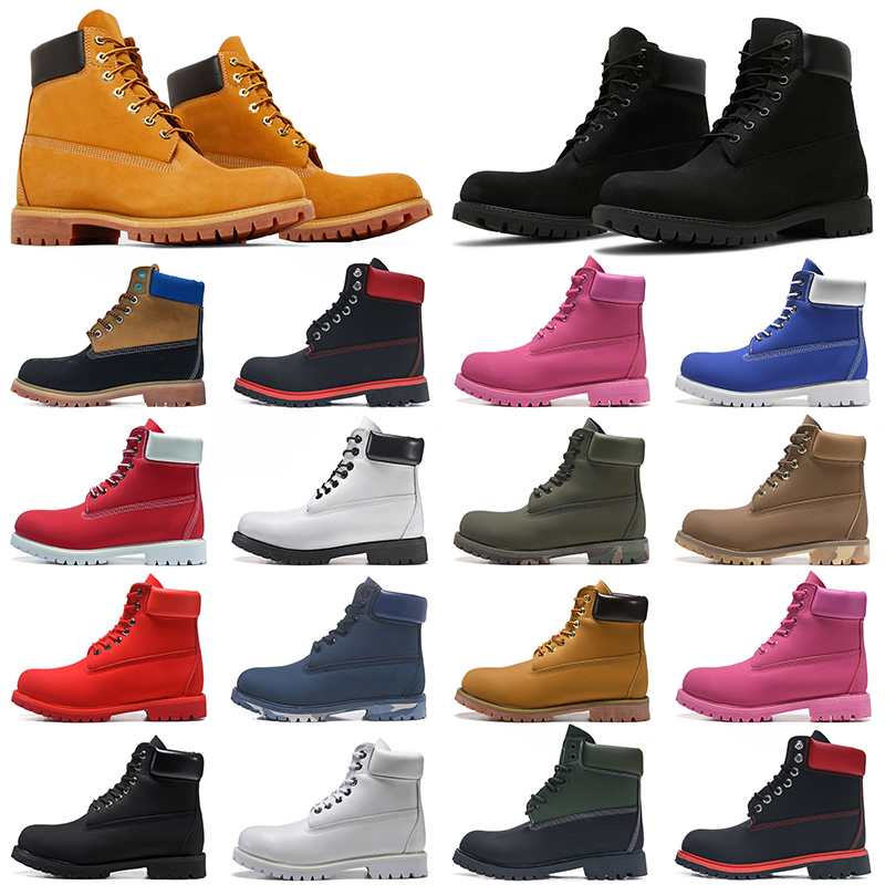 

timber land boots luxury designer men women booties martin ankle winter snow boot fur cowboy shoes Hiking Sneakers, #1