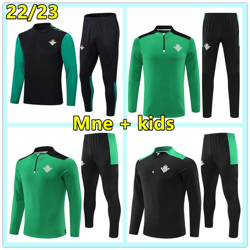 

2022 2023 Real betis tracksuit soccer jerseys kids men training suit 21 22 23 football tracksuits BETIS chandal futbol survetement foot, Shorts