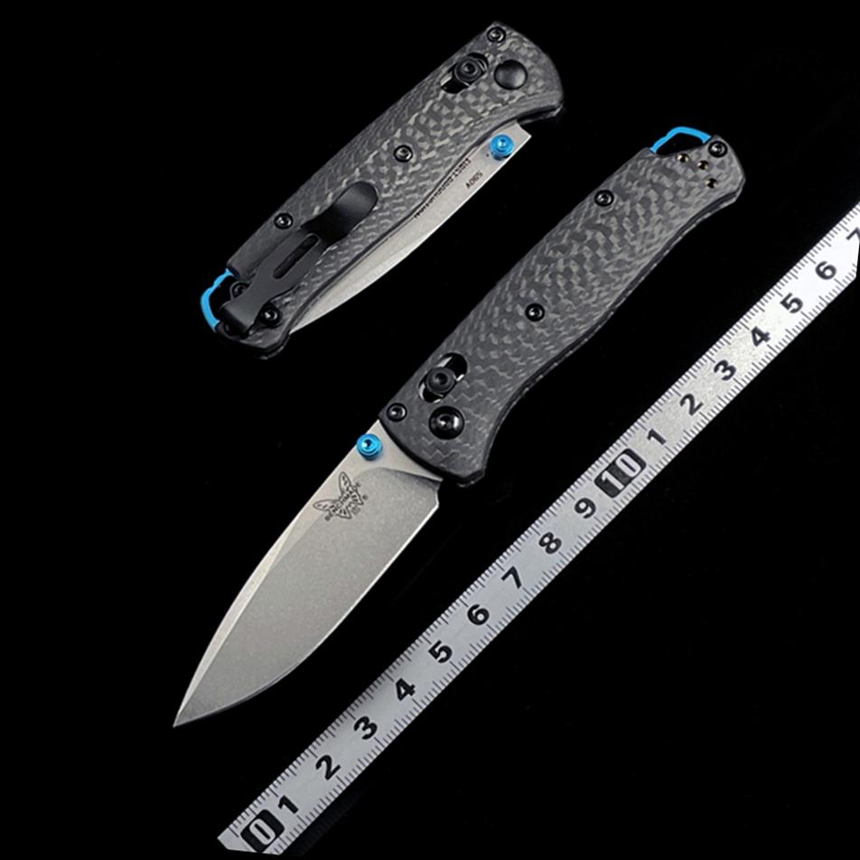 

Benchmade BM533-3 Mini Bugout AXIS Folding Knife 2 82 S90V Blade Carbon Fiber Handles Outdoor Camping Hunting Pocket Tactical BM 535 94241V
