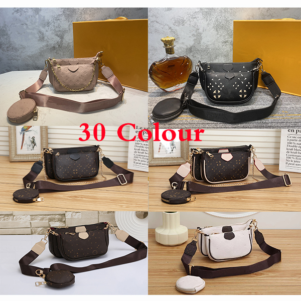 

LQ CLassic 3pieces set high qulity Designer bag womens handbags PU Embossing POCHETTE crossbody fashion handbag shoulder female purse, Extra freight