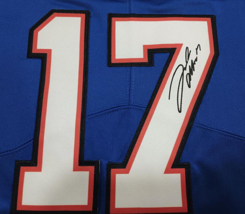 

Josh Allen Signed Autograph signatured Autographed auto jersey shirts, Black