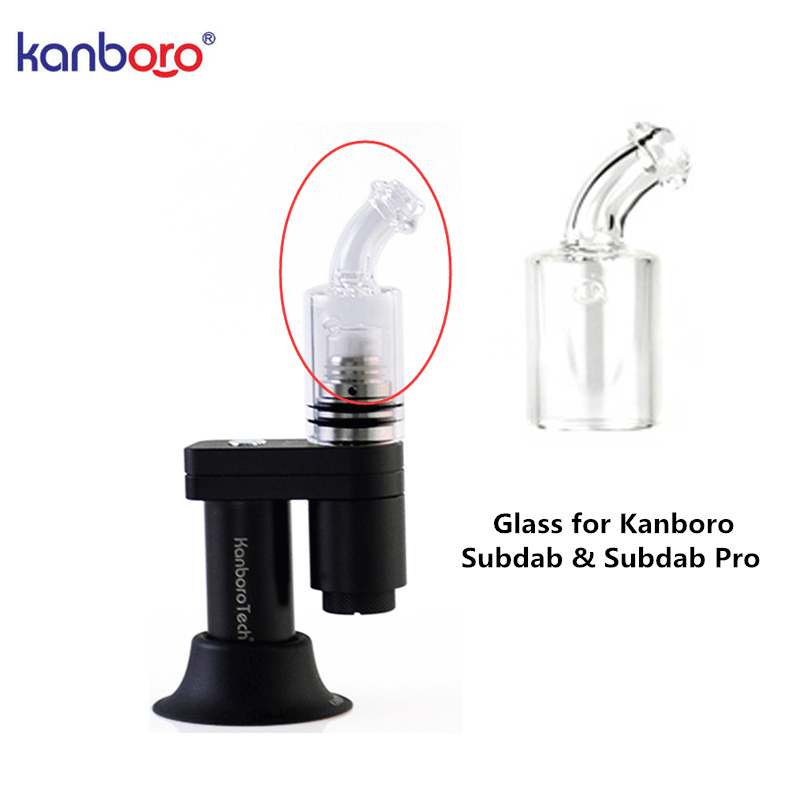 

Kanboro Subdab Atomizer Glass Attachment Replacement Water Filter Bubbler Adapter for Enail Dabber Subdab Pro Electric Dab Rig Wax Vaporizer Kit