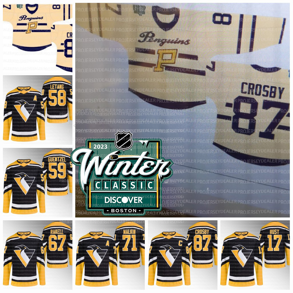 

Pittsburgh Sidney Crosby 2023 Winther Classic Penguins Jersey Kris Letang Jake Guentzel Tristan Jarry Jeff Carter Jason Zucker Kapanen Bryan Rust Rodrigues Marino, 2021 reverse retro womens s-2xl