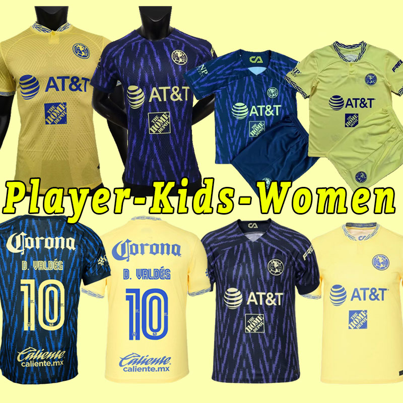 

22 23 Club America Soccer jersey G.RODRIGUEZ O.PERALTA fans Player version 2022 2023 home away R.MARTINEZ P.AGUILAR men kids Football Women Girl, Home+patch