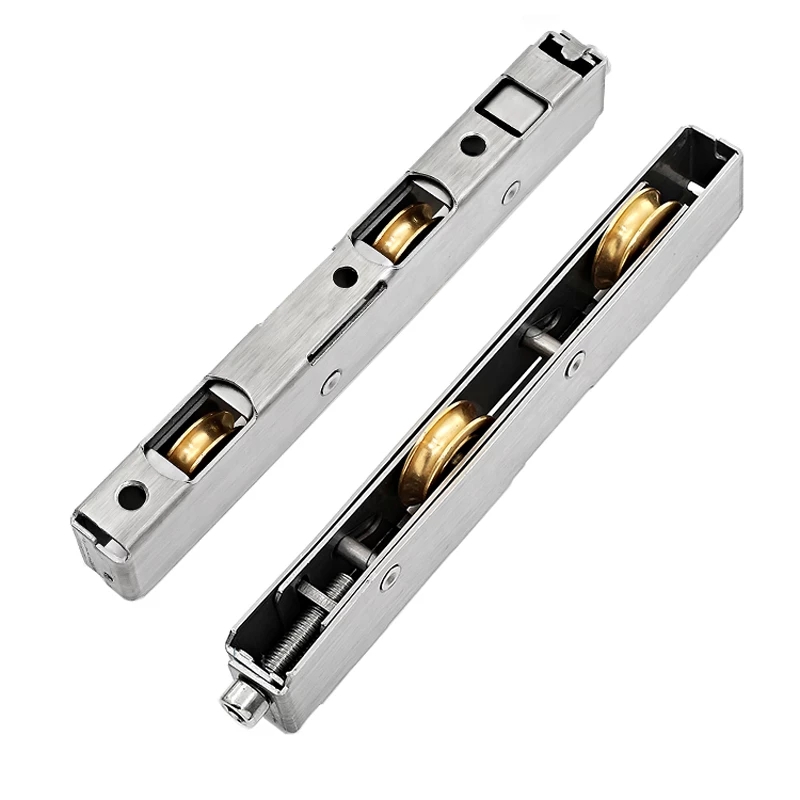 

Sliding Door Plastic Steel Window Pulley Aluminum Alloy Roller Muted Brass Wheel Household Hardware Part