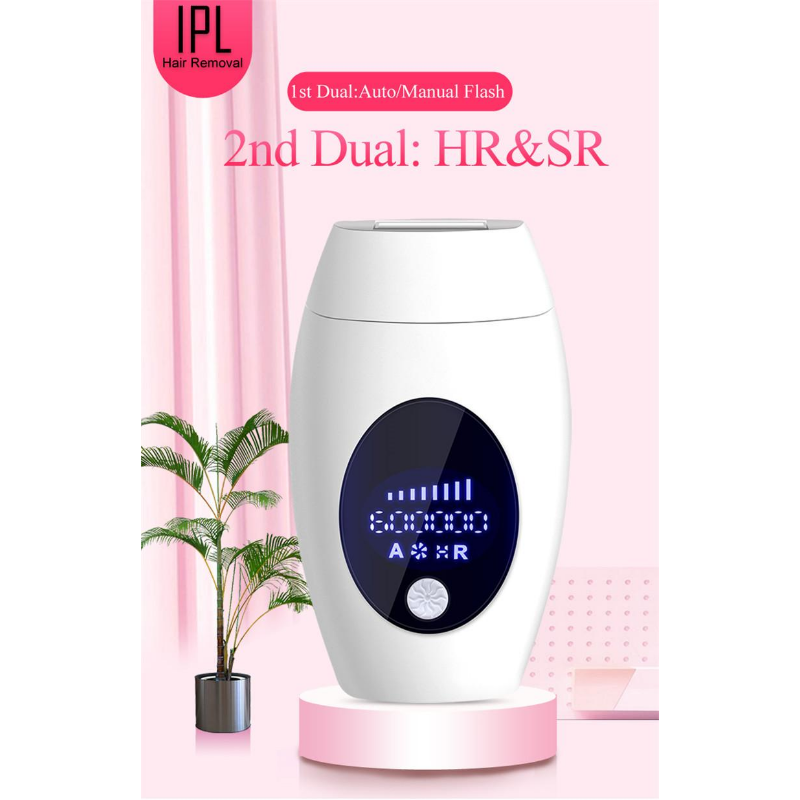 

HR005 Newest Permanent Laser Hair Removal tool Epilator device MINI IPL machine 60000 Flashes home use body oxter