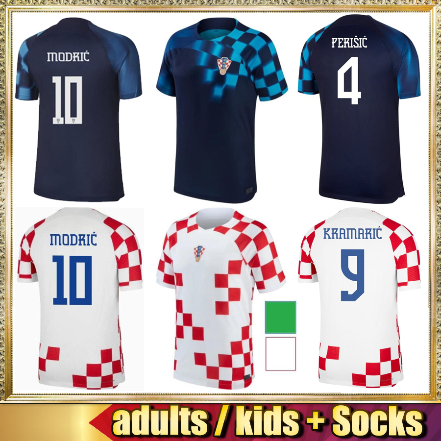 

Player Version 22 23 CROATIA soccer jerseys Croatian 2022 2023 home away WORLD CUP Croats MODRIC MANDZUKIC PERISIC Croacia KOVACIC Rakitic, 22/23 away player + patch