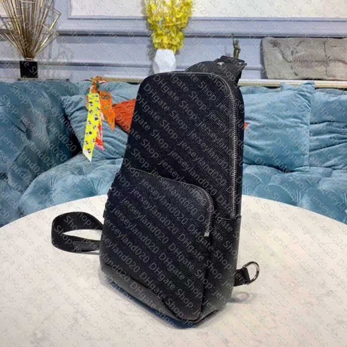 

N41719 SAC AVENUE SLING BAG Designer Men CANVAS Cross Body Crossbody Sporty Casual Cool Tote Messenger Shoulder Waist Belt Bag Bumbag N41720, Black checkered canvas