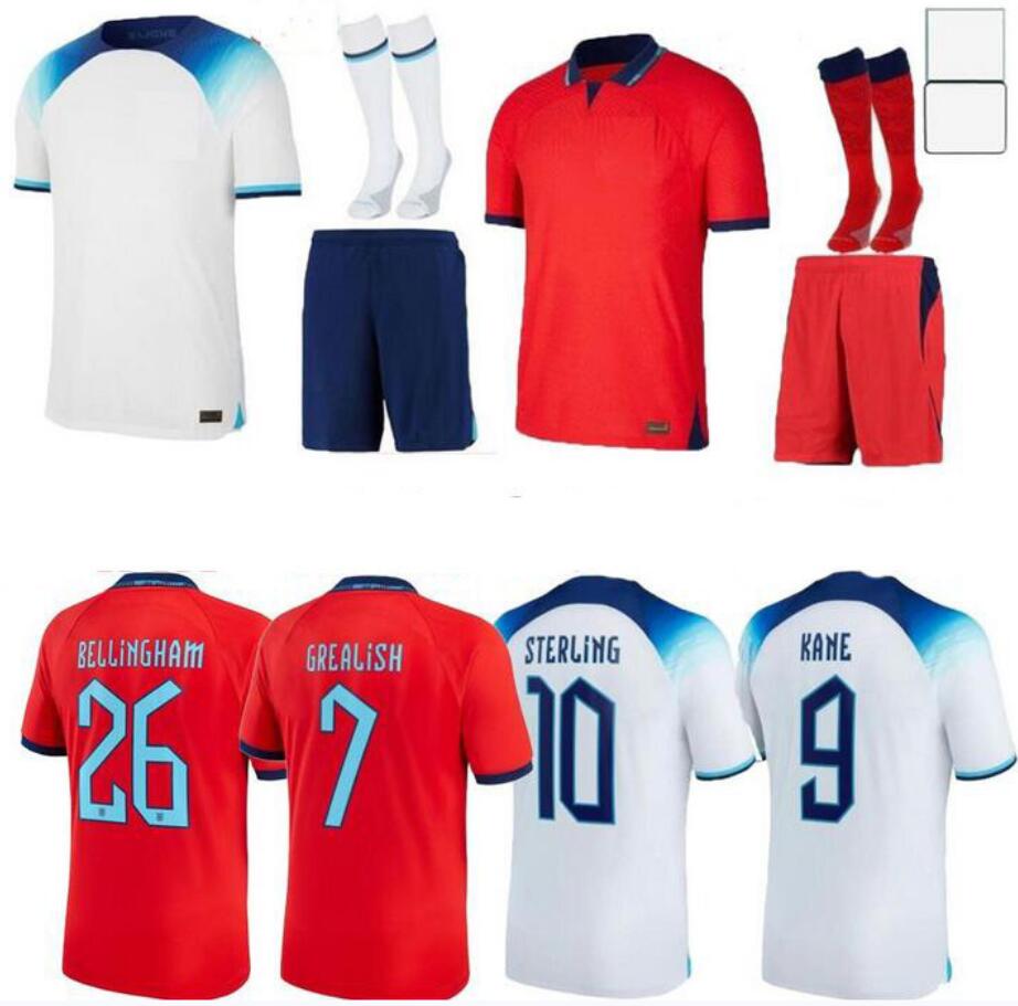 

Adult kit 2022 2023 Soccer Jerseys world cup KANE RASHFORD SANCHO GREALISH STERLING MOUNT SAKA COADY 22 23 EnGLAnds National Team Football Shirts Men Kit