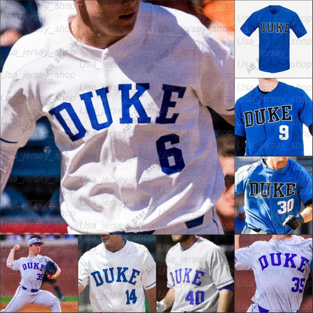 

College Baseball Wears 2021 NCAA Duke College Baseball jerseys Marcus Stroman Michael Rothenberg 20 Matt Mervis 36 Joey Loperfido 31 Cooper, Black