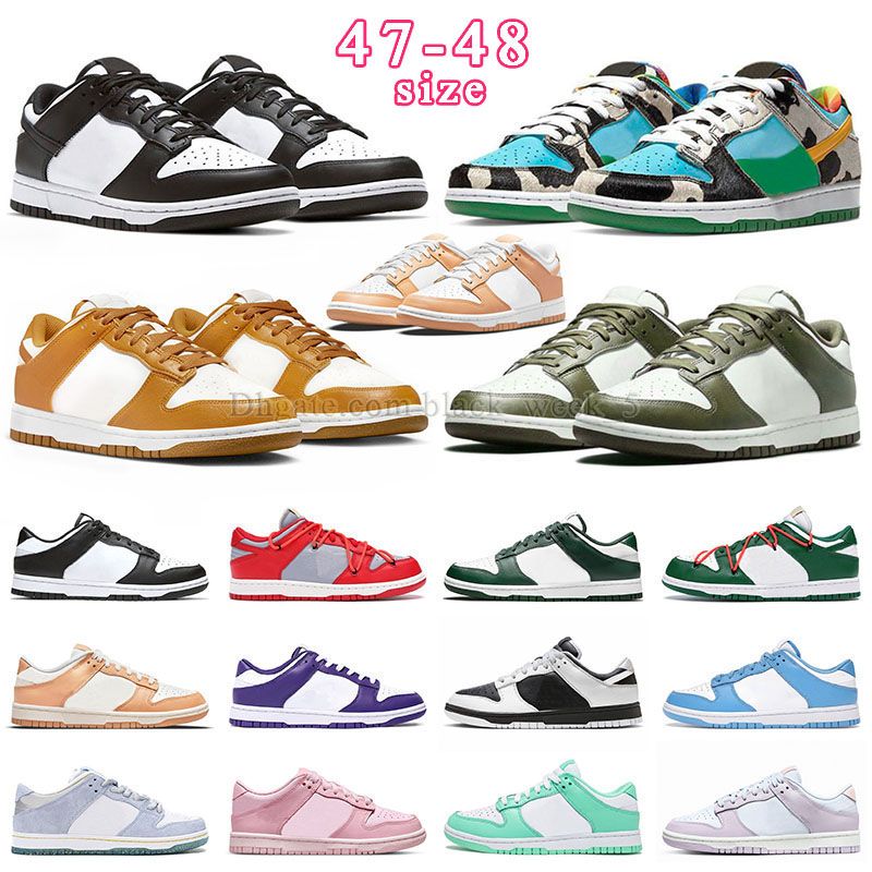 

Ben and jerry dunks lows basketball shoes large size us 12 13 eur 47 48 chunky dunky spartan green black and white panda harvest moon phantom medium olive sports sneaker, A90 36-45 setsubun