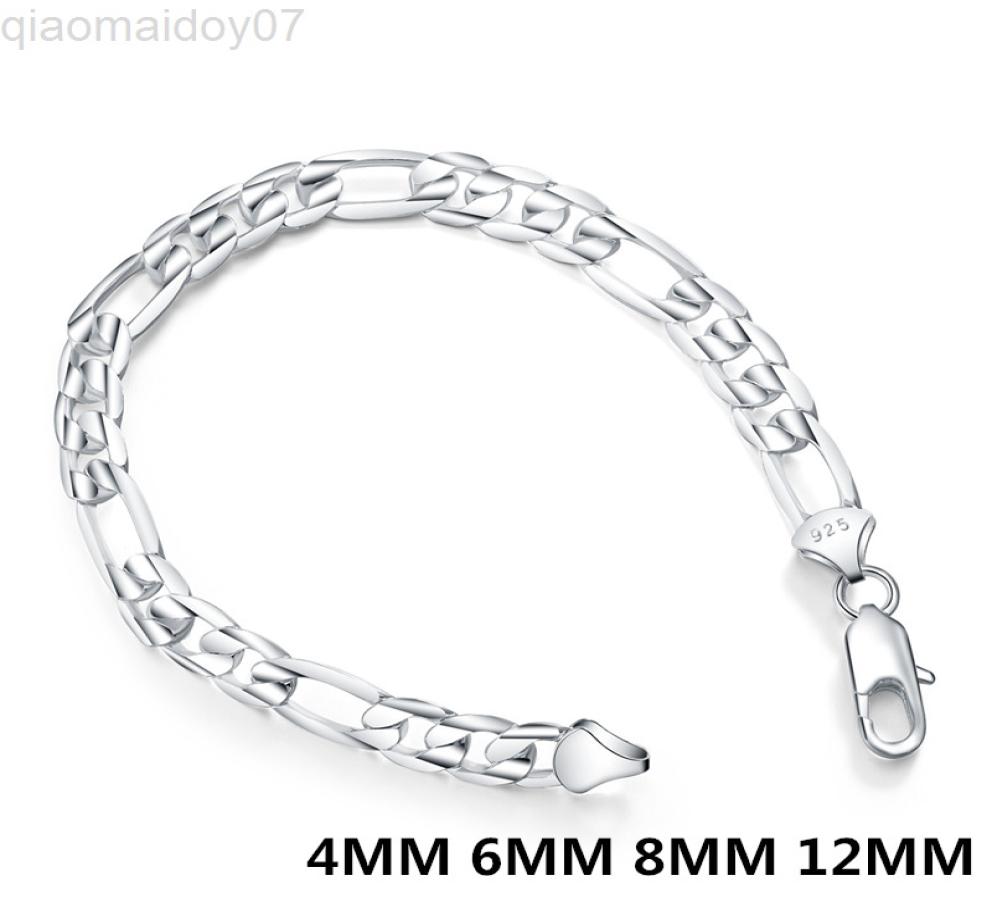 

Classic 925 Silver Bracelet Three To One Bracelet Ferrero Bracelet For MenWomen Jewelry Gifts L220808