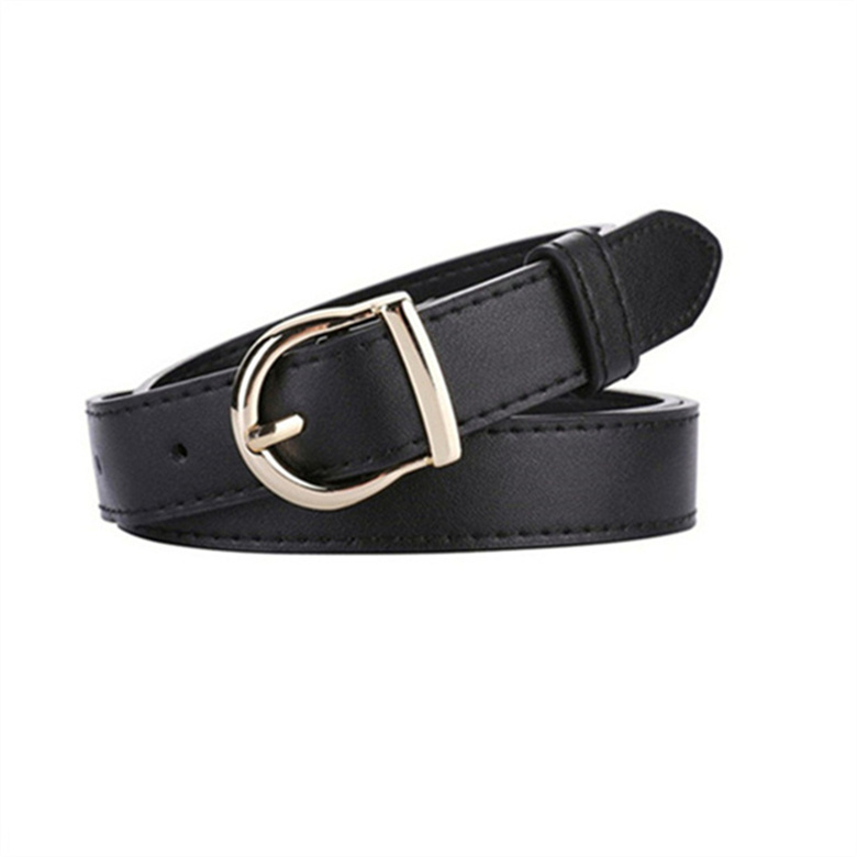 

Fashion smooth Buckle Fashion Genuine Leather Women Belts For men Double Big gold classical strap yuyyu, Belt