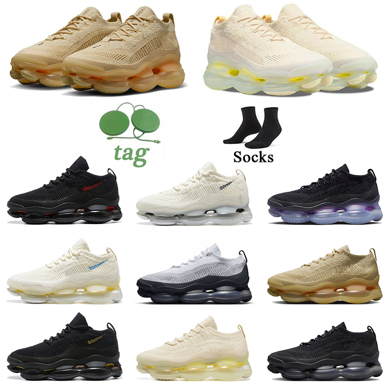

Scorpion Quality Top Air Running Shoes Women Mens Fly Runner Knitted breathable Wheat Cream Lemon Black Red White Sports Sneaker Trainers
