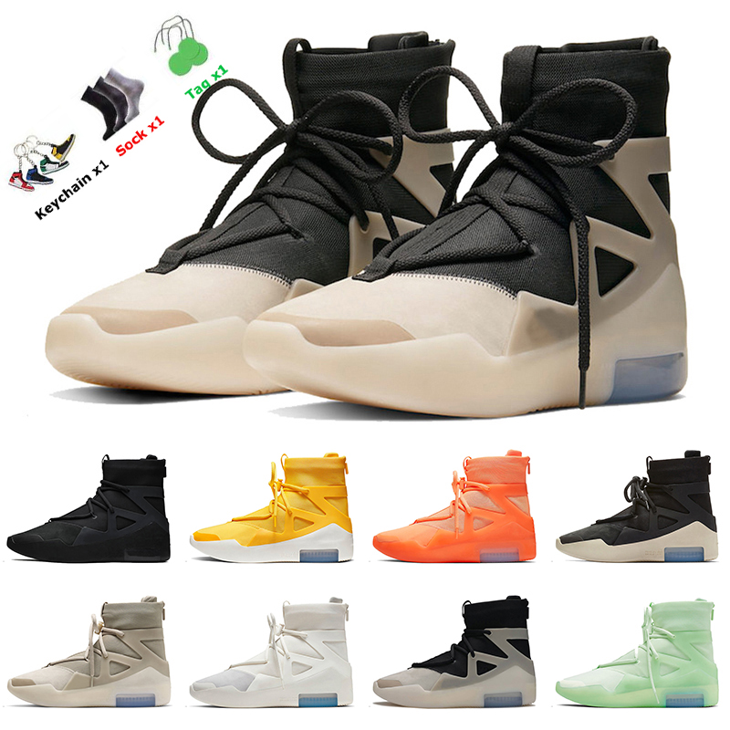 

2023 With Socks Fear King Shoe Boot of God Men Women Outdoor Shoes Fog String The Question Light Bone Oatmeal Black Yellow Sports Sneakers High Boots Trainers, A1 oatmeal 36-46