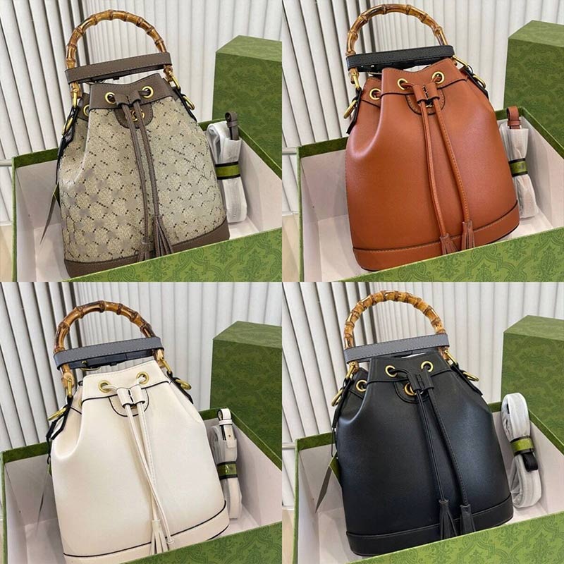 

Fashion Designer Good C Women bag Bucket Drawstring tote Hobo Clutch handbag Shoulder Cross body Luxury PU leather canvas backpack Underarm, Black