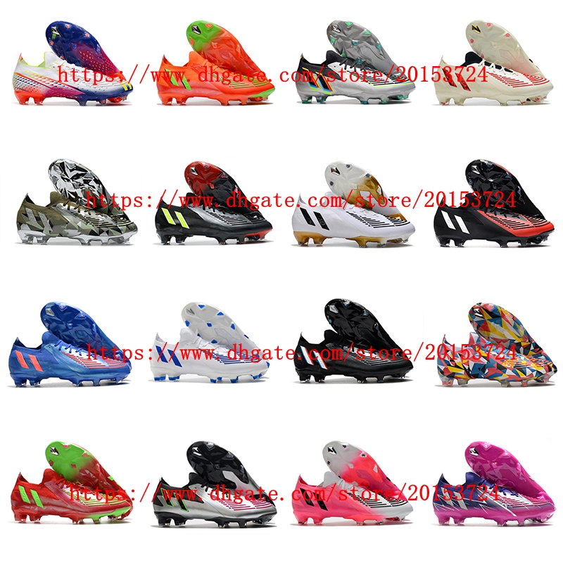 

2022 PREDATOR EDGE.1 LOW FG Soccer Shoes Mens Cleats Football Boots, As picture 3