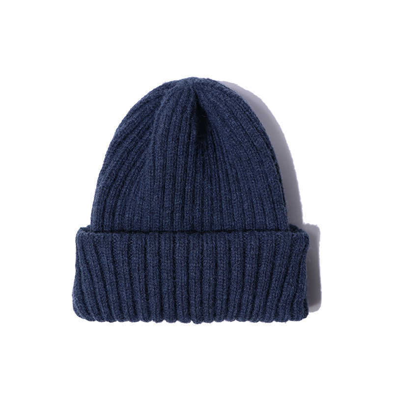 

Winter Silk Satin Lined Beanie Hats Women Men Unisex Thick Chunky Cap Striped Warm Soft High Quality Cashmere Knitted Beanie Hat J220722, Blue