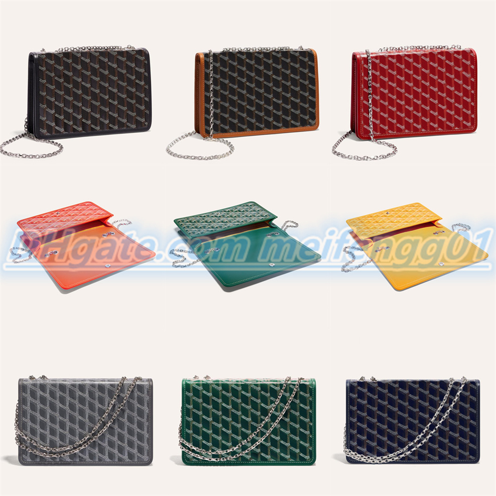 

High quality Luxury Designer The chain envelope bags women's mens wallet mini tote bags classic Leather handbag fashion crossBody handbags messenger Cross Body Bag, White