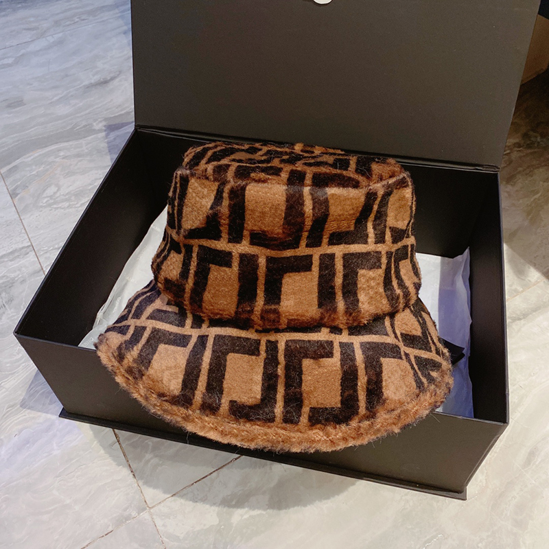 

Designer Bucket Hats Fishermans Hat Womens Winter Caps Ladies Warm Leisure Trend All Match Sun Cap Mens Sunscreen Caps D22111804JX, Brown