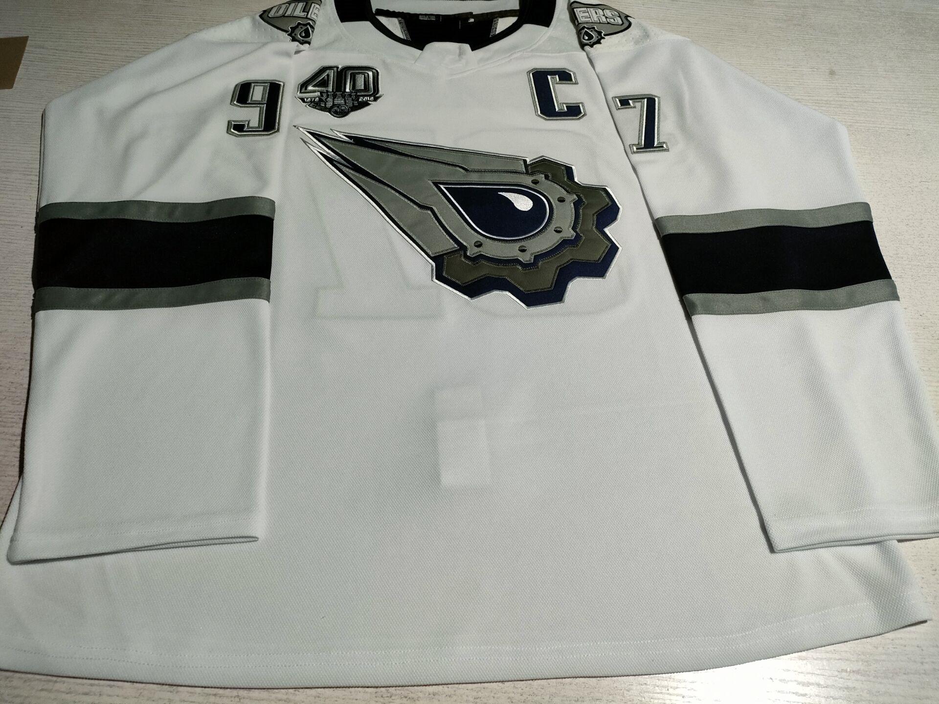 

Vintage 97 Connor Mcdavid Hockey Jerseys Edmonton 40th #94 Ryan Smyth Oilers Koho Oil Jersey Sewing Stitched S-5XL, White