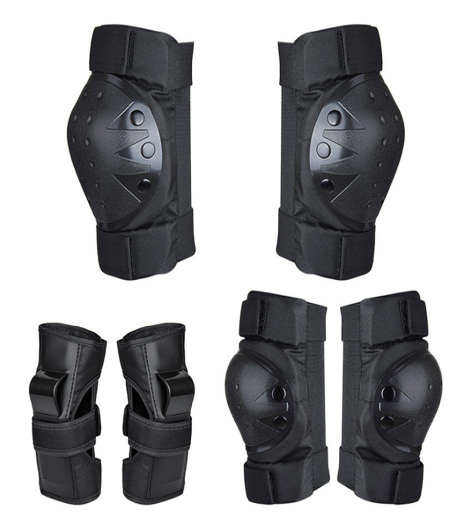 

Elbow Knee Pads LOCLE 6pcsSet Adult Child Protective Set Wrist Protector Protection for Scooter Cycling Roller Skating 2210278294871, Black
