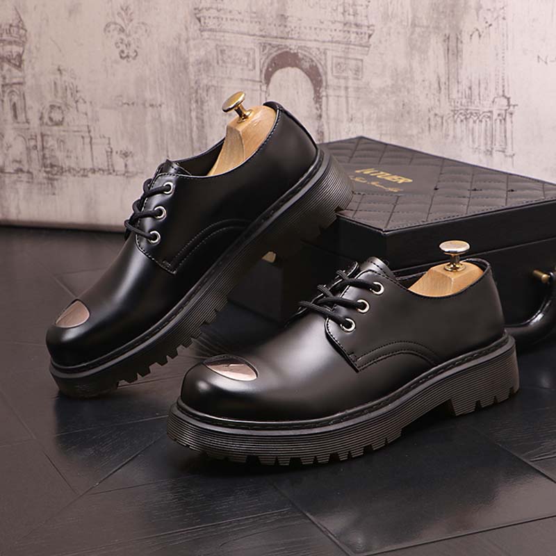 

spring men Dress Shoes black youth designer Attractive Groom Luxury Flat Walking hairstylist Party Version Fashion Personality Leisure Loafers