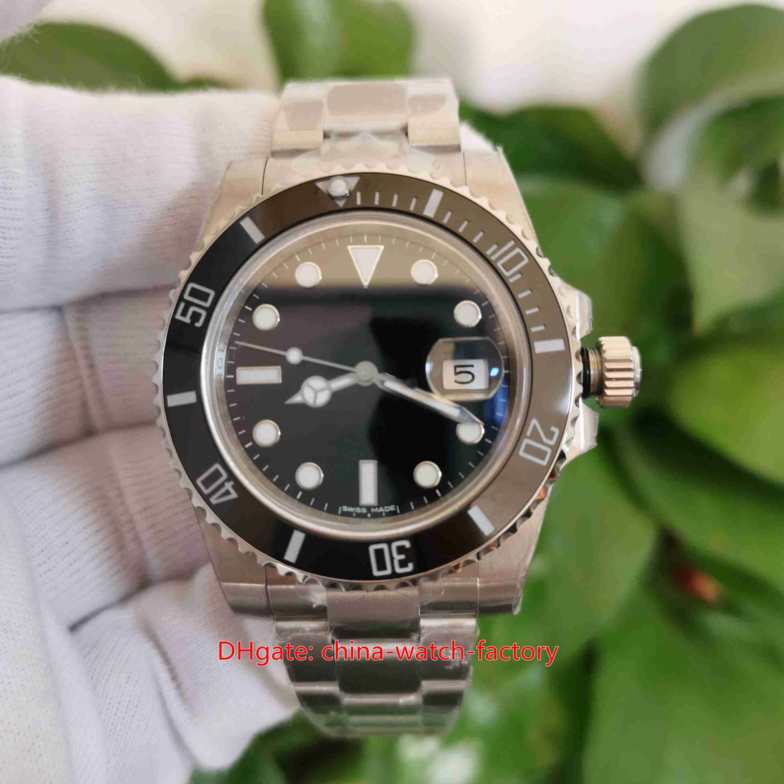 

BP Factory Mens Watch V2 Version 40mm 116610 114060 Stainless Steel Ceramic Bezel Sapphire Watches A3135 Asia 3135 Movement Mechanical Automatic Men's Wristwatches