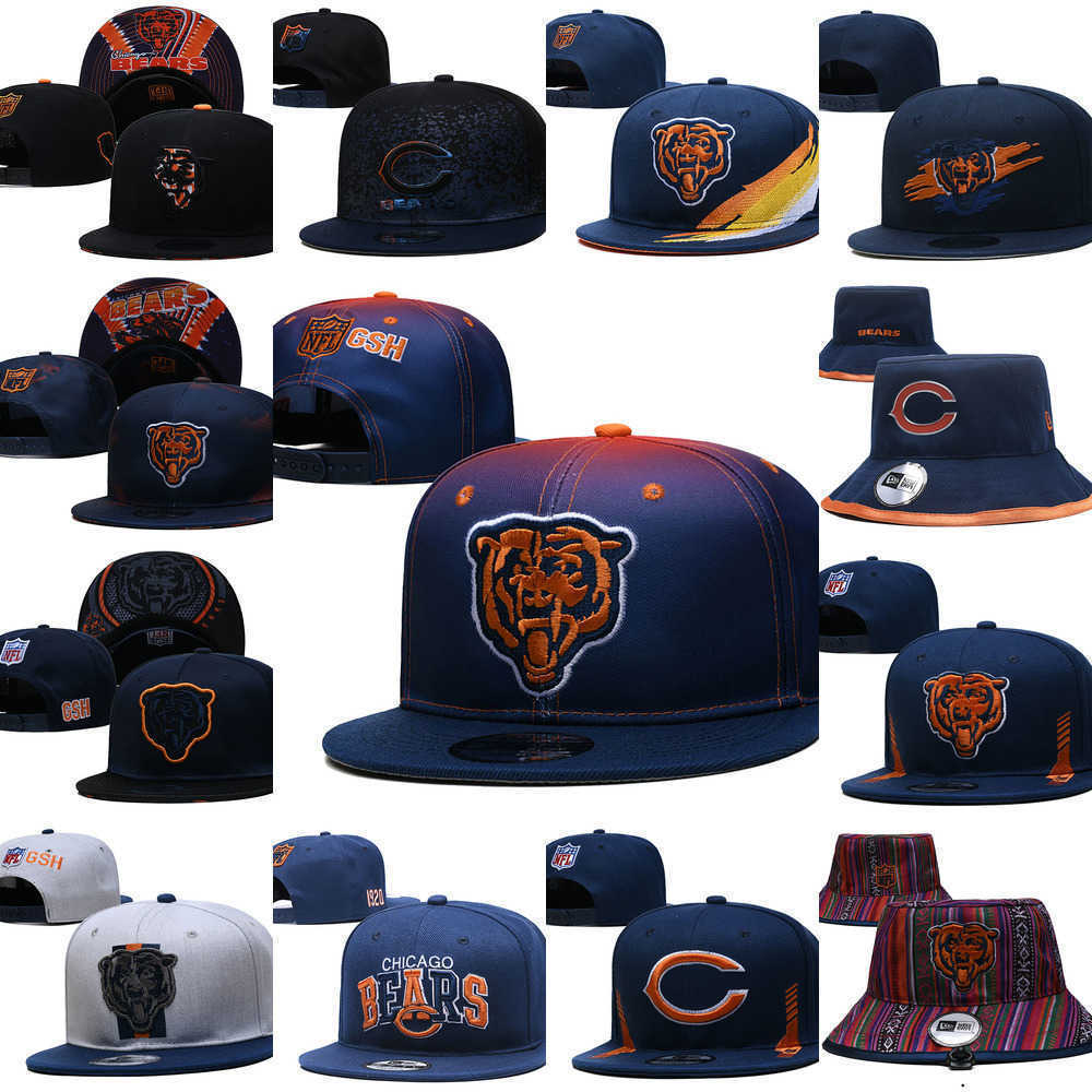 

2023 Snapbacks Chicago''Bears''Men Football Hats cap Adjustable Fit Hat, Color