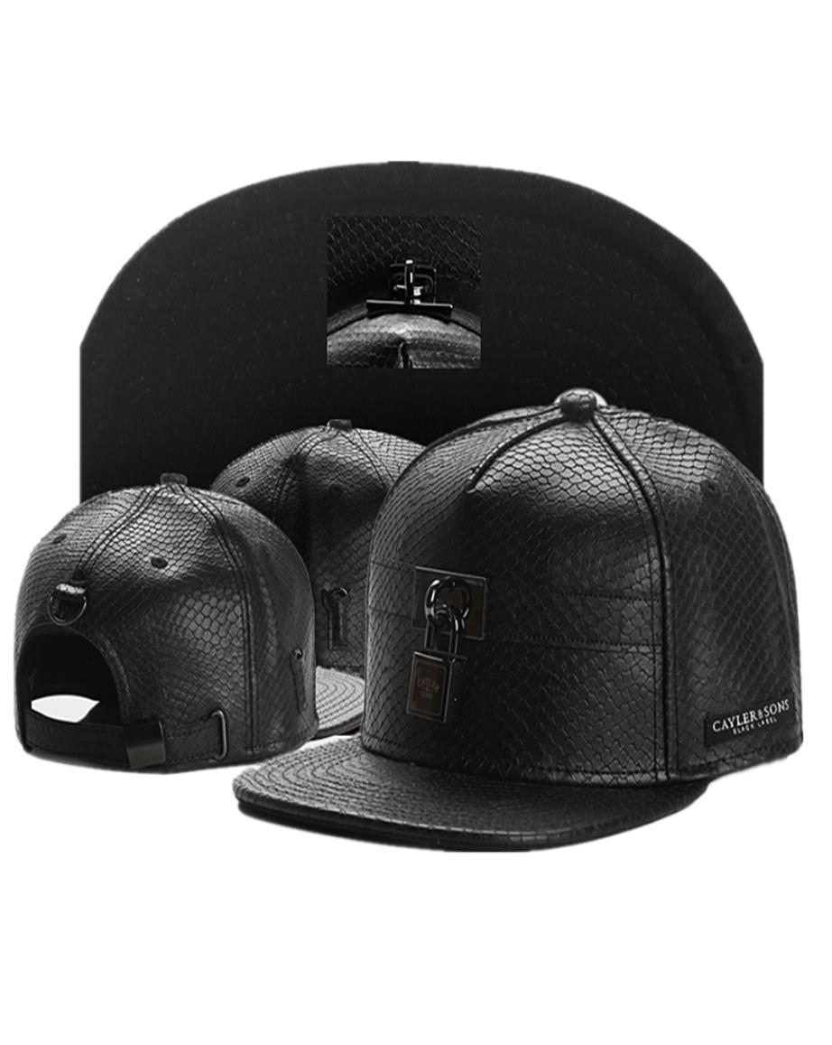 

Cayler Sons FULL lether lock Baseball Caps New Arrival Embroidery Cotton gorras bones men women hip hop Bone Snapback Hats6626408, Style5