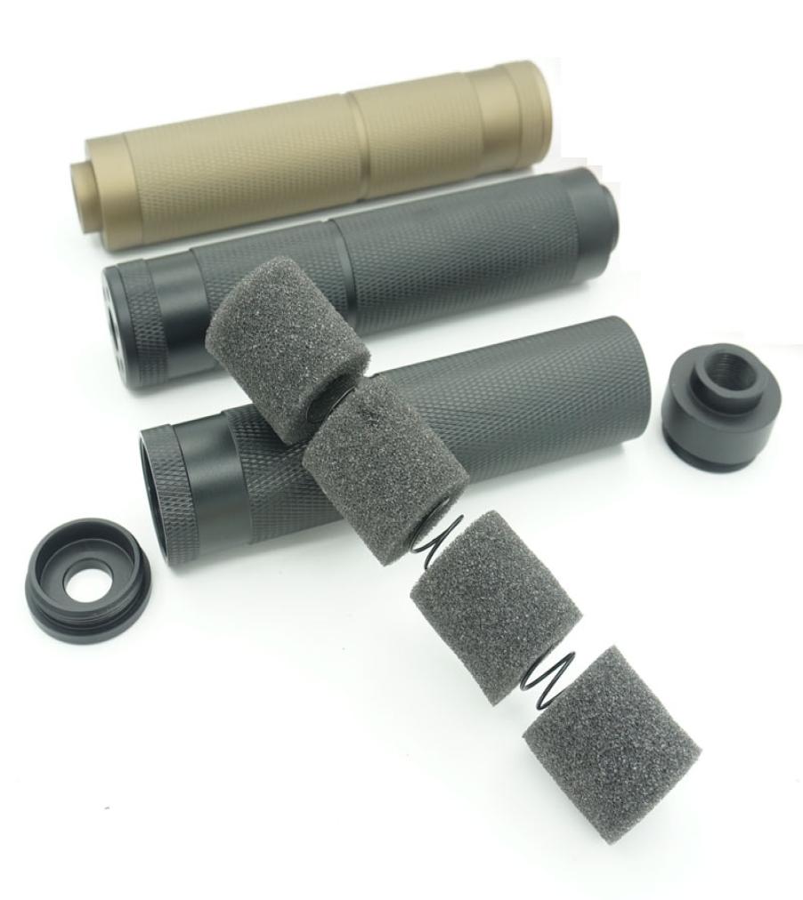 

Glock17 Gen3 Gen5 G17 Suppressor 150mm M14x1 Left Right Thread With Foam Mute 14mm Counterclockwise Clockwise Thread Extension9899264