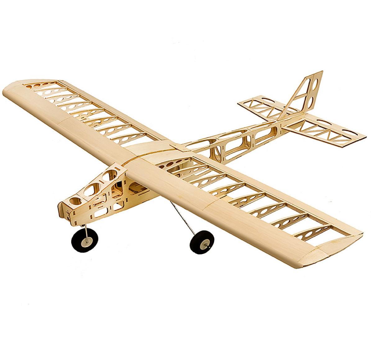 

T2501 EP Training RC Plane Balsa Wood 13m Wingspan Biplane RC Airplane Toy KIT RC Aircraft for Kids Y2004134213745, Black