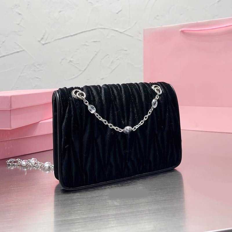 

Shoulder Bags CrossBody Bags Women Wallet chain bag Wrinkled Purse High Qulity Handbag Pleated Leather Small And Light Clutch 220905 221207, Blue