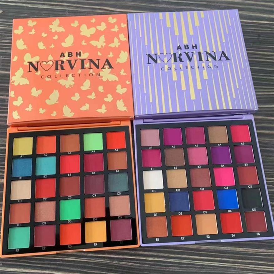 

2020 ABH NORVINA Eyeshadow Palette 25 Color Glitter Shimmer Matte Eye shadow Palette Purple Orange Blue 3 Styles Christmas Gift313K, Multi