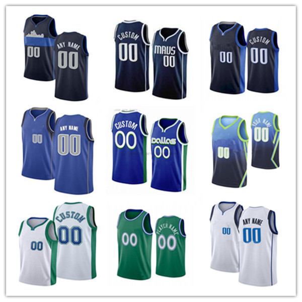 

Dallas''Mavericks''Custom men Women Youth 21 Frank Ntilikina 23 McKinley Wright IV 77 Doncic 26 Spencer Dinwiddie 35 Christian Wood Basketball Jersey, Colour