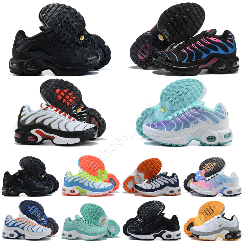 

Running Shoes Sneakers Trainers Sports Chaussures Boys Girls Tns Plus Youth Requin Tn Kids Tn Enfant Breathable 28-35, Color 13