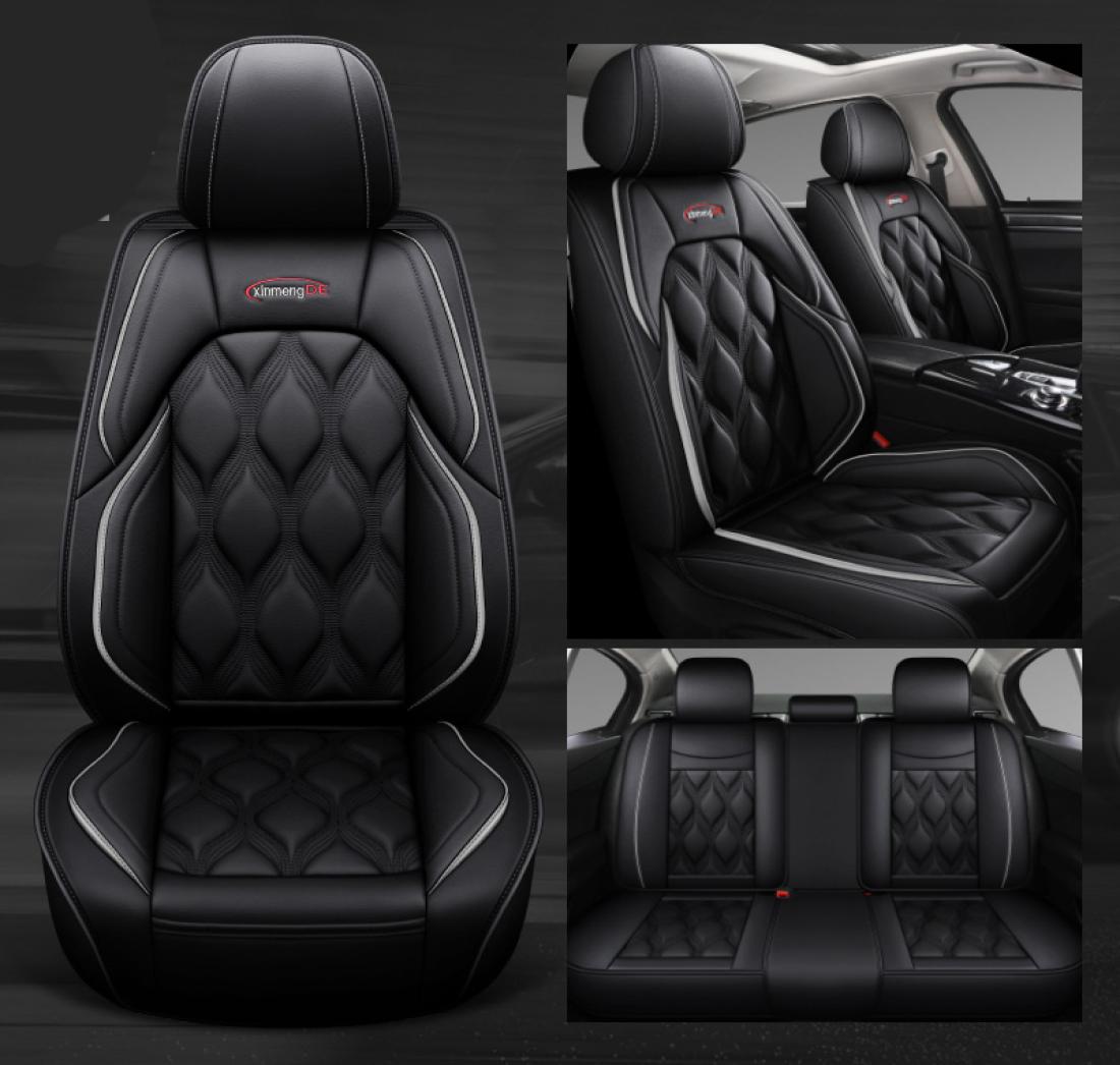 

21 year Car Seat Covers full set For Sedan SUV Durable Leather Universal Five Seats Set Cushion Mats For 5 seat Seater car Fashion6507809