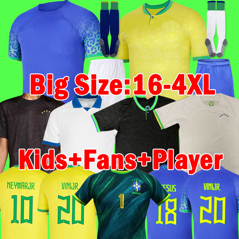 

2022 2023 camiseta de futbol soccer jerseys BRAZILS L.PAQUETA P.COUTINHO football shirt cup VINI JR. MARQUINHOS 22 23 brasil ANTONY Fans Player version special XXXL 4XL, 22-23 special