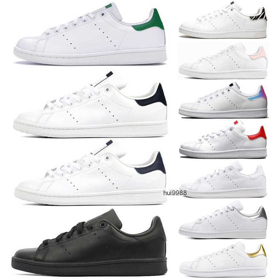 

low stan smith casual shoes for men women iridescent triple white black green pink metallic silver lush red 2022 fashion mens sneakers man, Color # 15