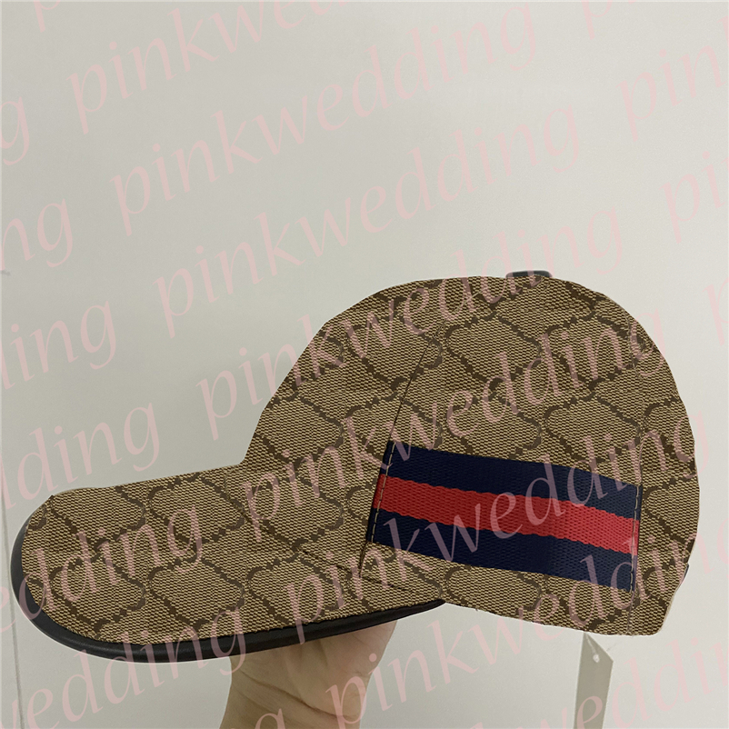 

Letter Ball Caps Classic Stripe Snapback Hat For Women Men Outdoor Luxury Sunscreen Caps, Brown
