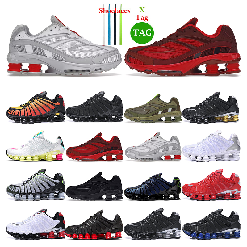 

2023 designer running shoes for men womens R4 tl shox Triple black silver white Metallic Speed Red photo bule mens trainers sports sneakers trainers tennis