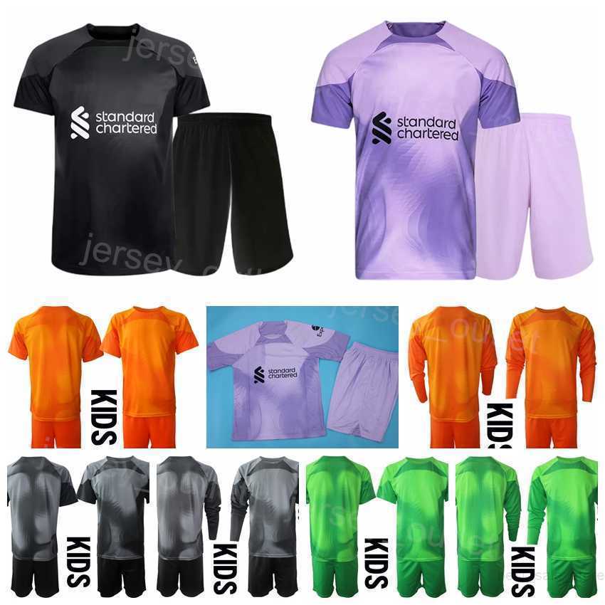 

Club Team Long Sleeve Goalkeeper Soccer 25 Pepe Reina Jerseys Set 62 Caoimhin Kelleher 95 Harvey Davies 1 Alisson Becker 13 Adrian Football Shirt Kits Men Kids LiWuPu