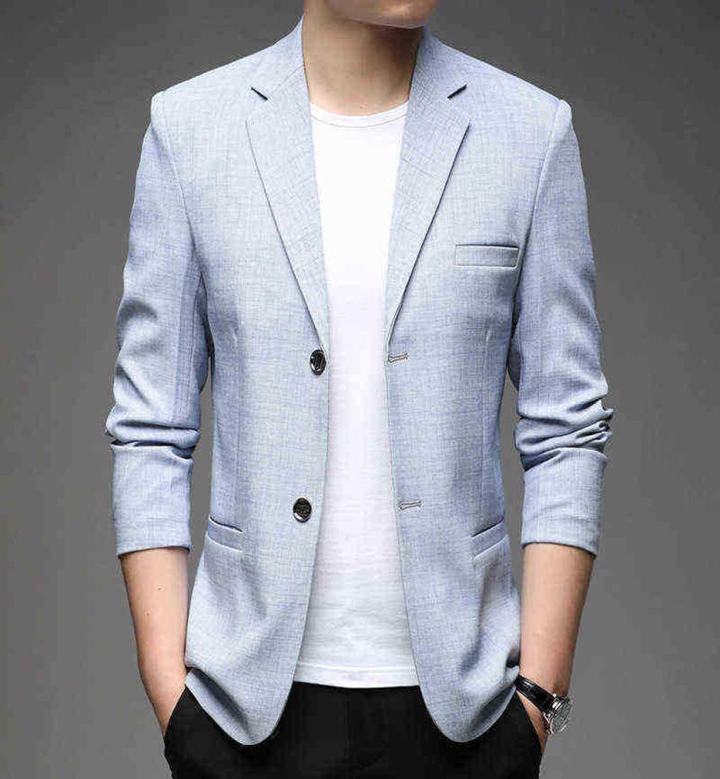 

Suits Blazers HOO 2022 Spring New Double Buckle Leisure blazer J2209067821636, Nj2231 light grey